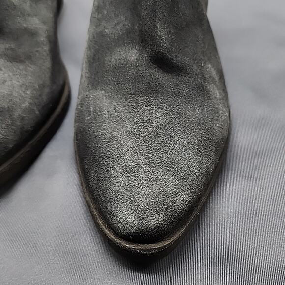 FREE PEOPLE CHARM DOUBLE V ANKLE BOOTS SMOKE SUEDE WOMEN'S SIZE 39 NWOB - Picture 6 of 16
